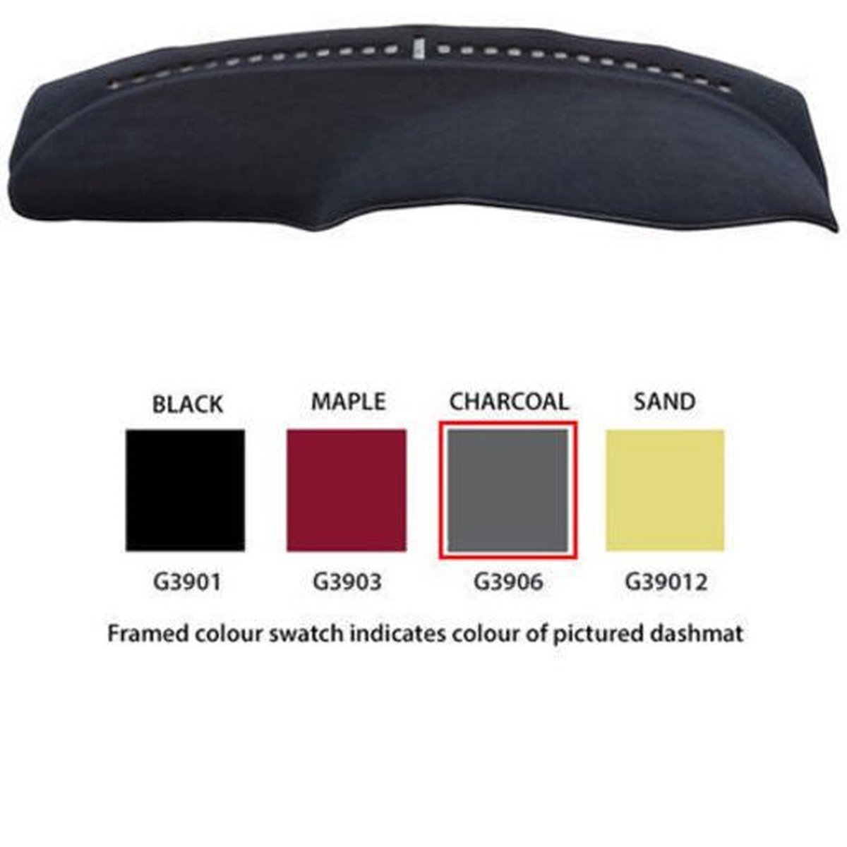 Sunland Dashmat fits HOLDEN COMMODORE (VT/VX - 9/97 to 9/02) - Charcoal