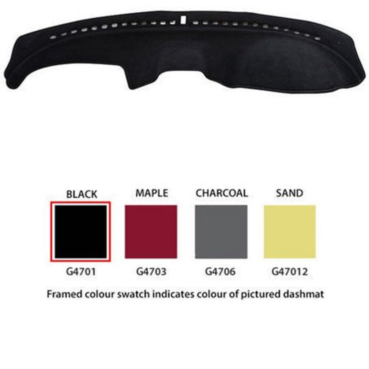 Sunland Dashmat fits HOLDEN HSV (VY/VZ - 10/02 to 8/07) - Charcoal
