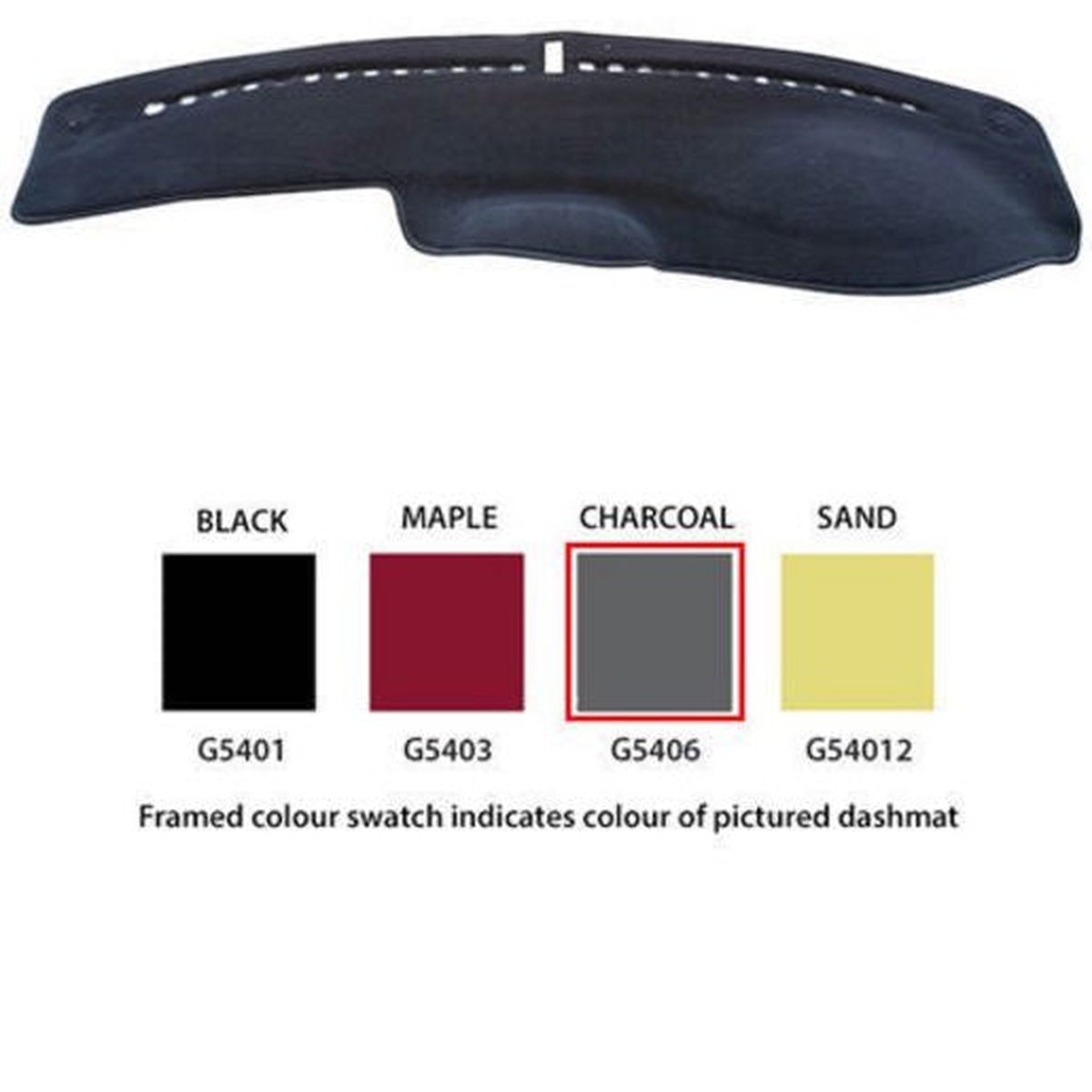 Sunland Dashmat fits HOLDEN STATESMAN (WK/WL - 4/03 to 7/06) - Charcoal