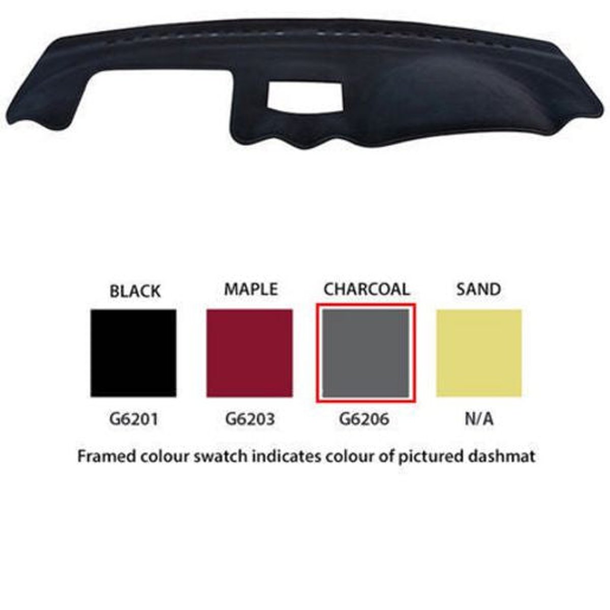 Sunland Dashmat fits HOLDEN VIVA (JF - 10/05 to 4/09) - Charcoal