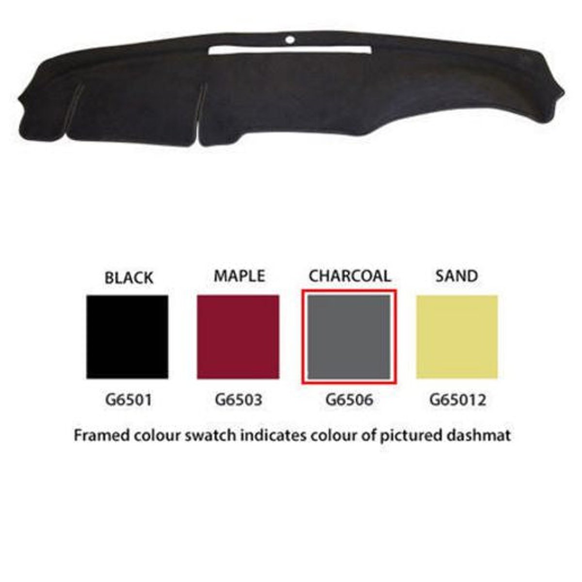 Sunland Dashmat fits COMMODORE (VE - 7/06  to 8/10) - Black