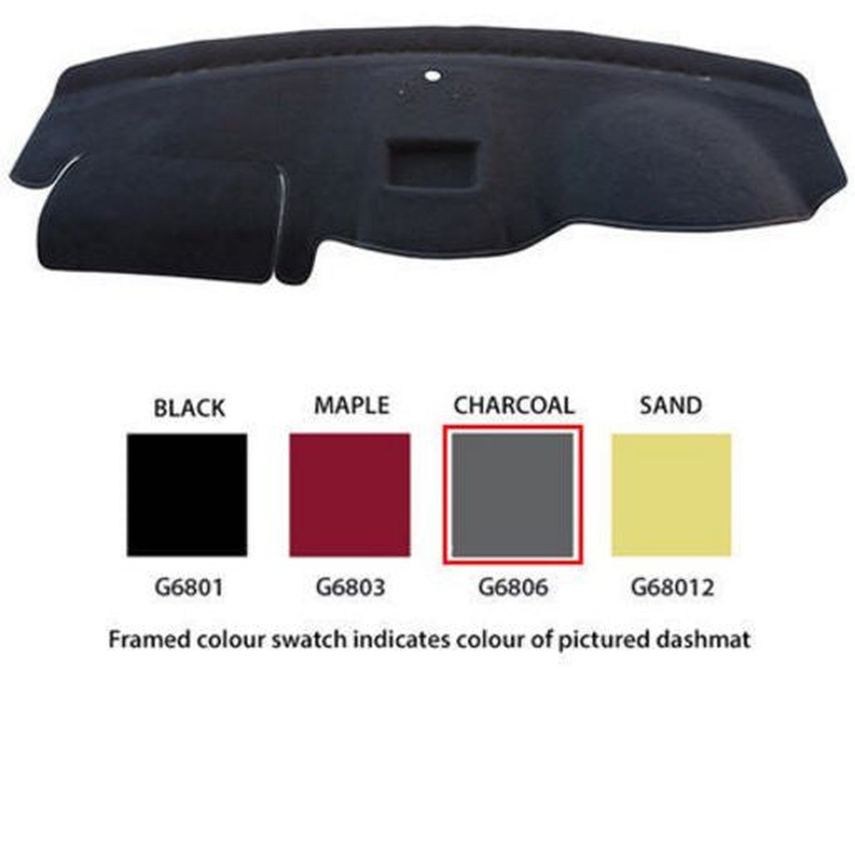 Sunland Dashmat Black fits HOLDEN CAPTIVA CG CX/SX MY8 - MY9 G6801