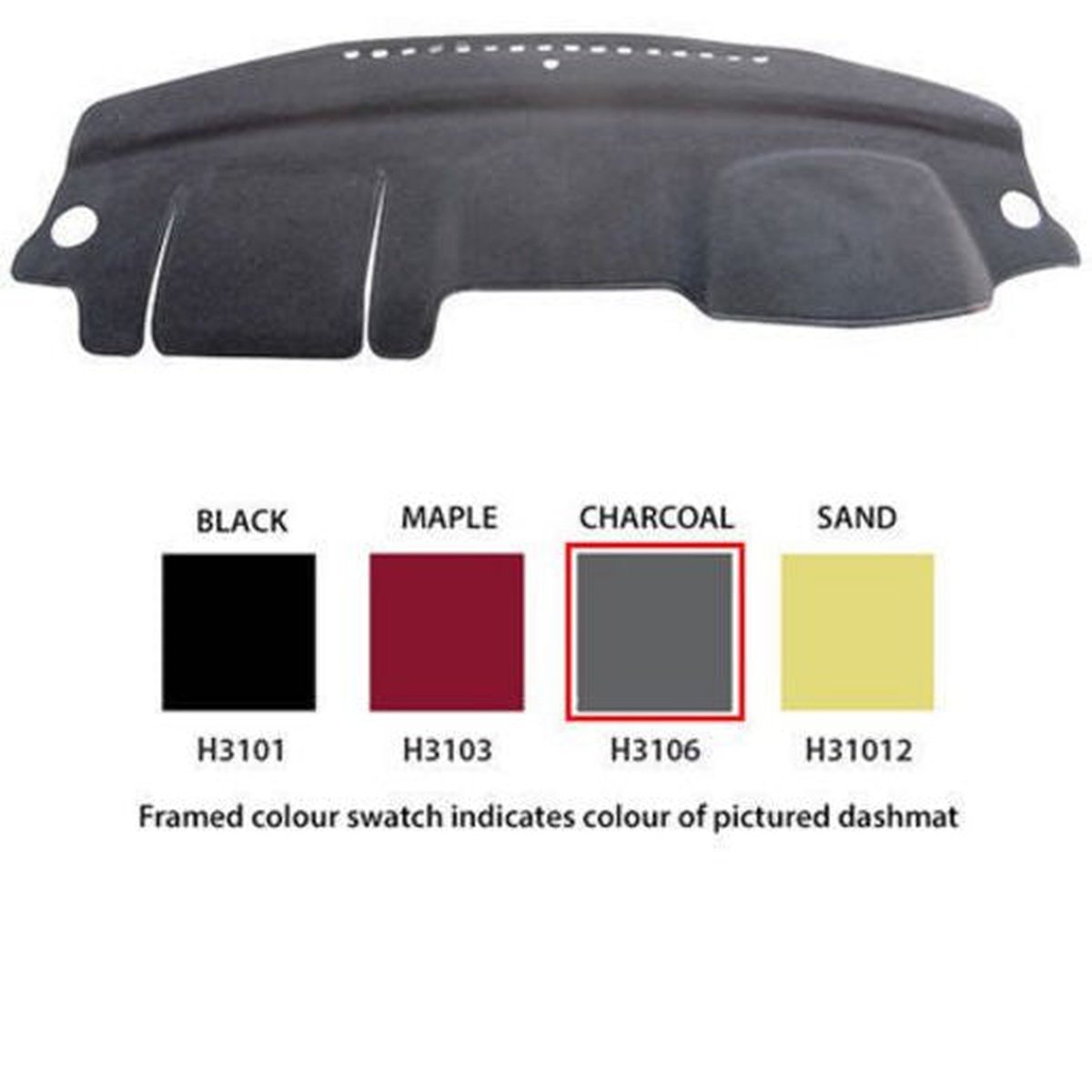 Sunland Dashmat fits HONDA CRV (RE MY07 - 2/07 to 10/12) - Black
