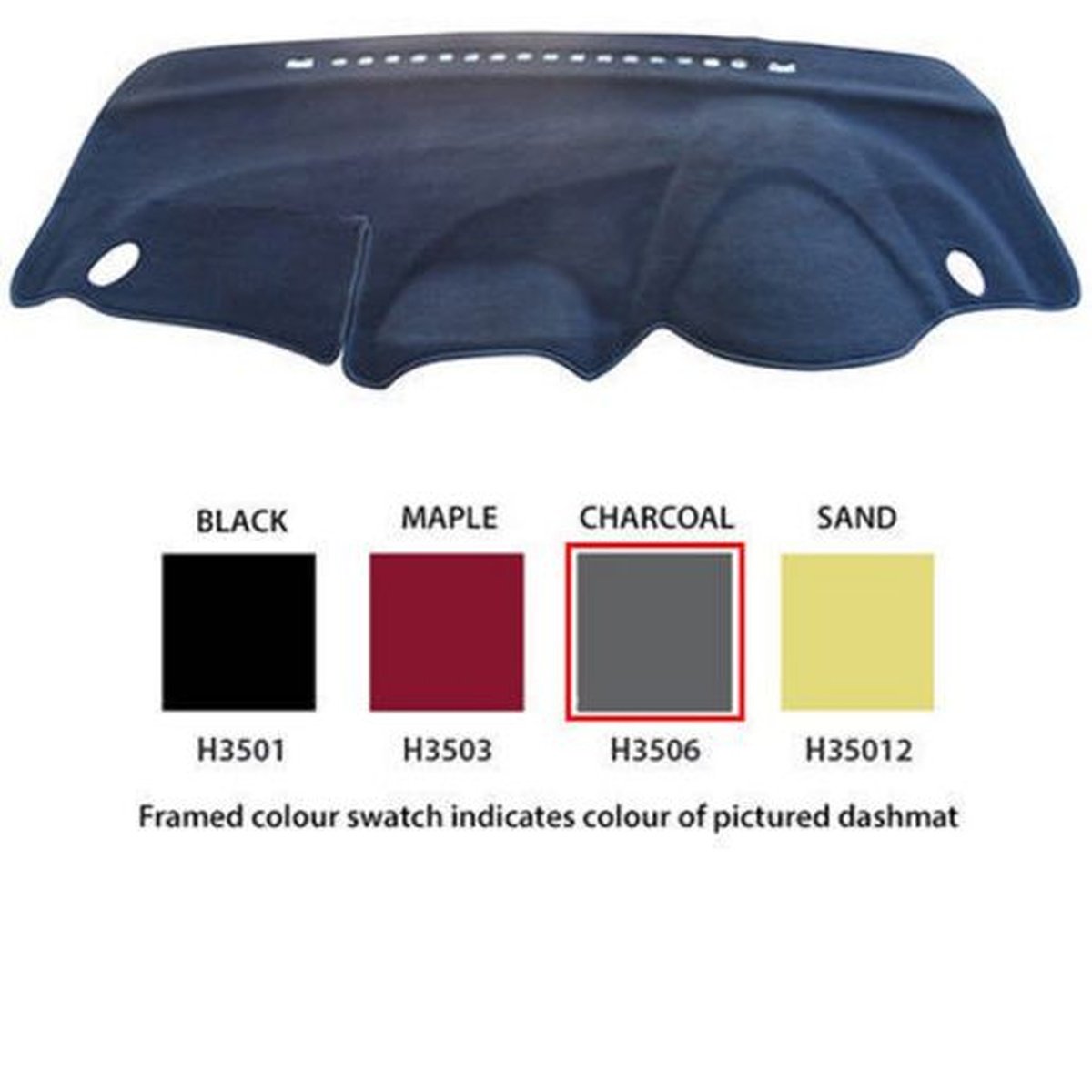 Sunland Dashmat fits HONDA JAZZ (GE MY09 - MY12 - 8/08 to 9/11) - Charcoal