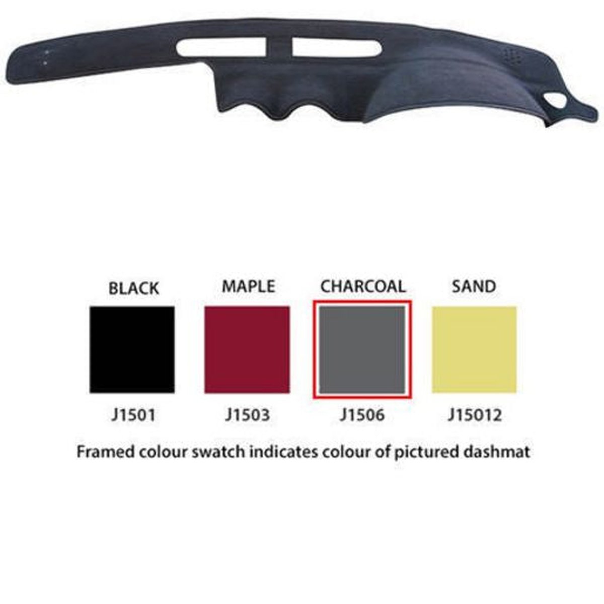 Sunland Dashmat Black fits JEEP CHEROKEE KJ MY05 J1501