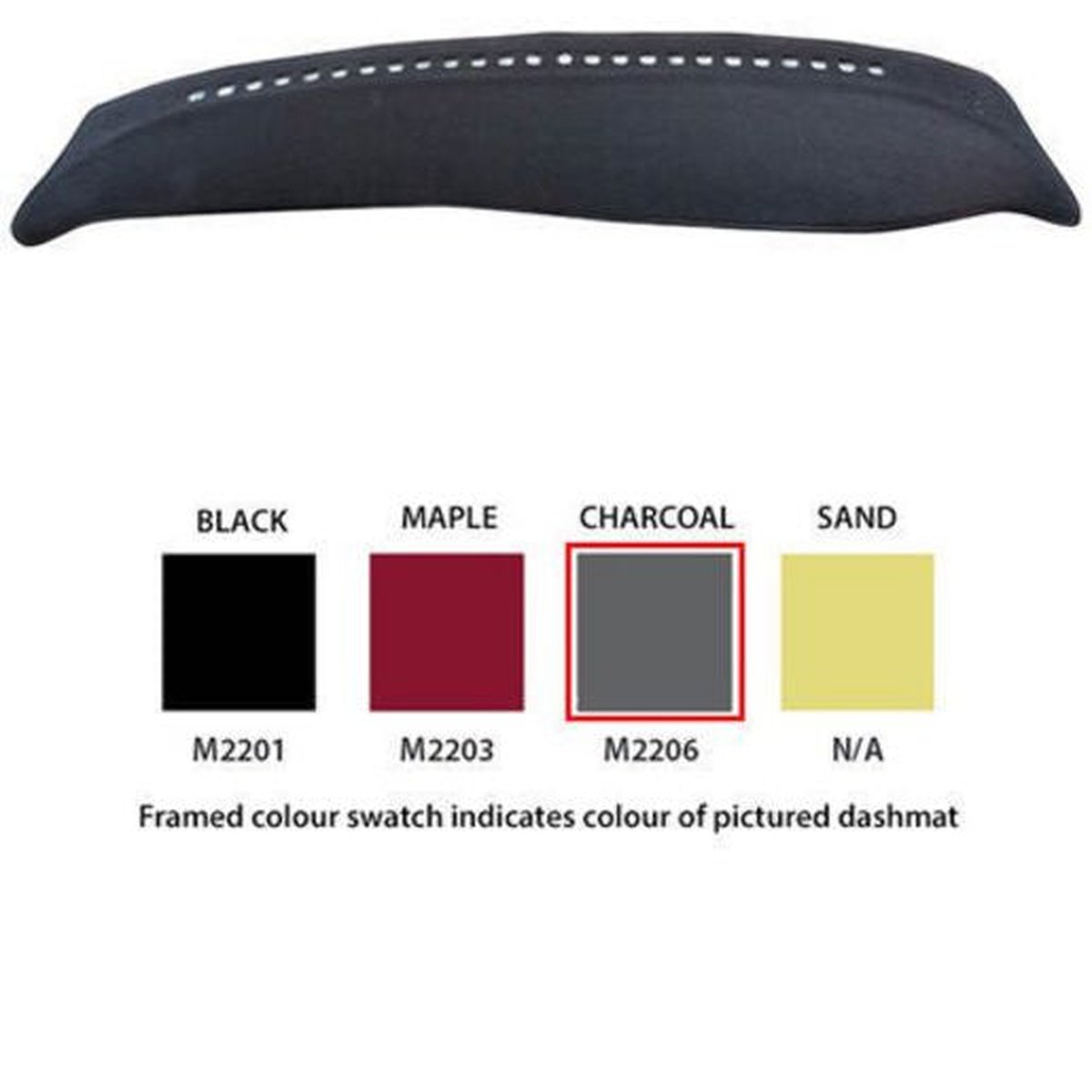Sunland Dashmat fits MITSUBISHI MAGNA (TR/TS - 1/91 to 3/96) - Charcoal