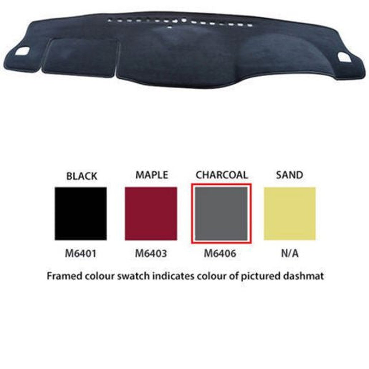 Sunland Dashmat fits MITSUBISHI PAJERO (NS/NT MY9 - MY10 - 11/06 to 11/10) - Charcoal