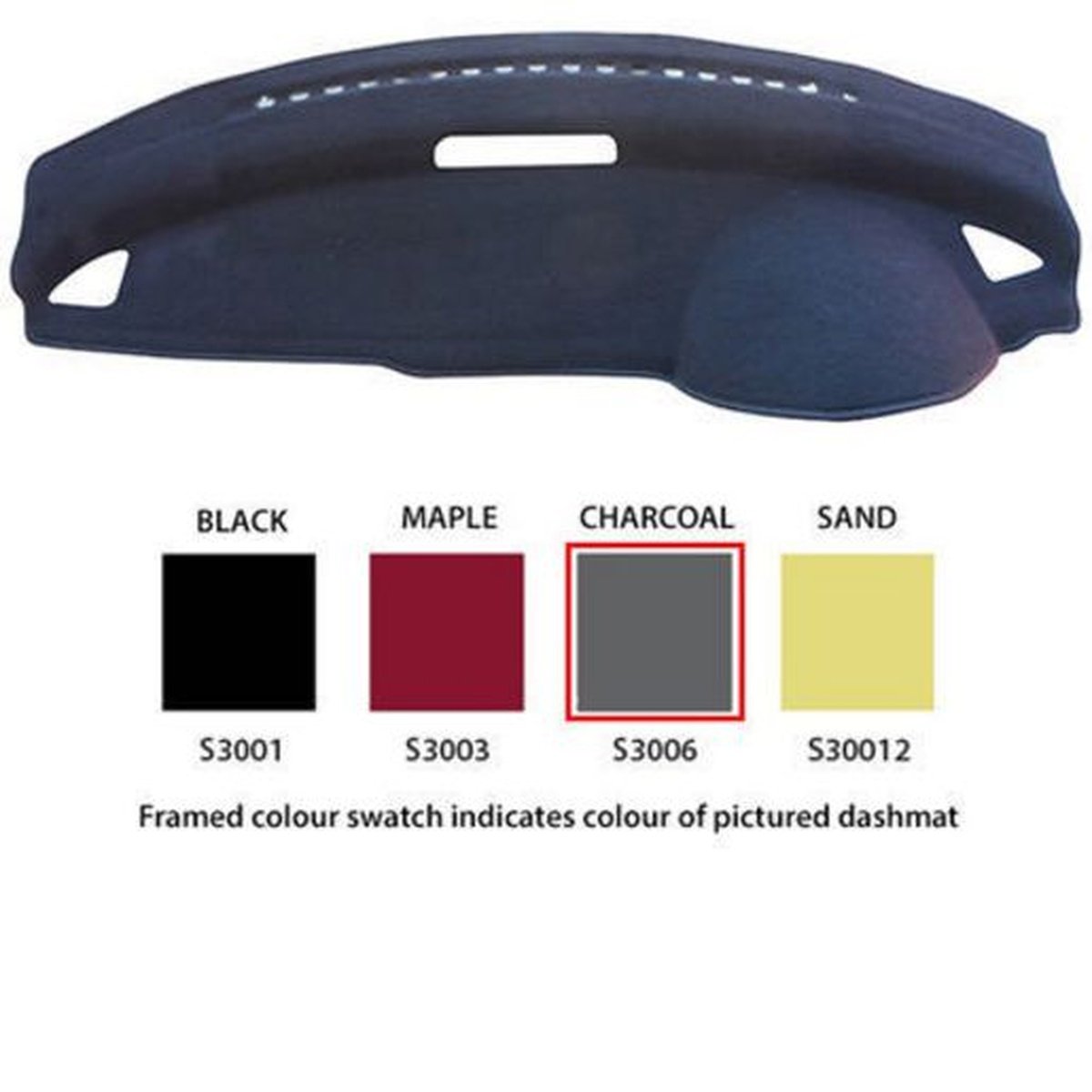 Sunland Dashmat fits SUZUKI SWIFT (RS415 - 2/05 to 1/11) - Black