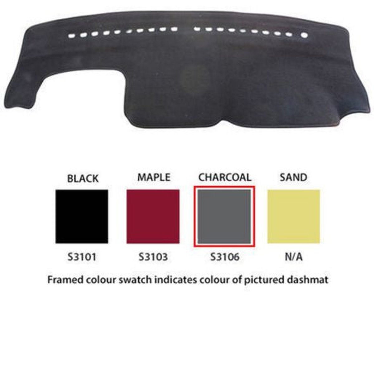 Sunland Dashmat Black fits SUZUKI JIMNY SN413/T6 S3101