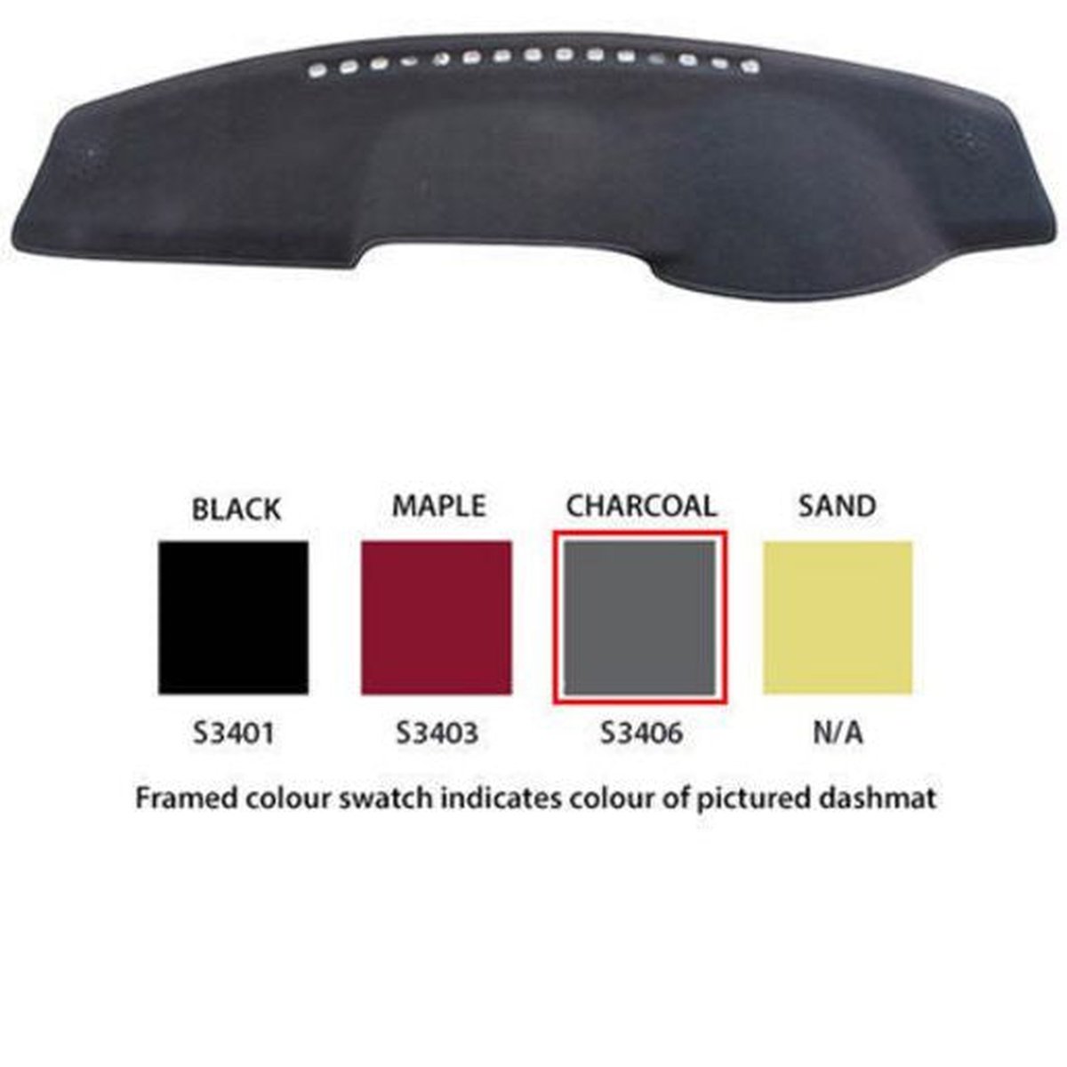 Sunland Dashmat fits SUZUKI APV (VAN - 6/05 On) - Charcoal