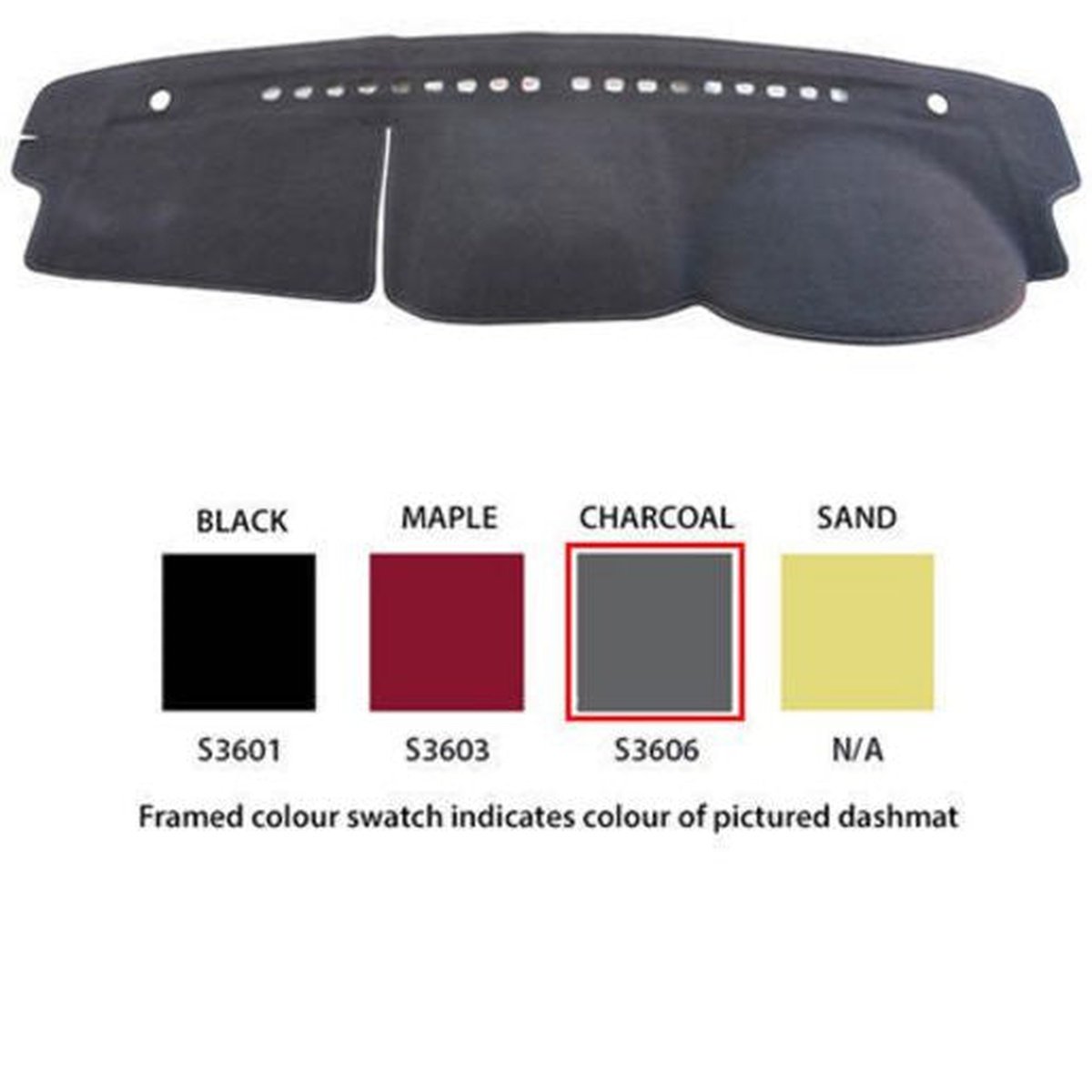 Sunland Dashmat fits SUZUKI GRAND VITARA (JT MY09 - MY13 - 7/08 On) - Charcoal