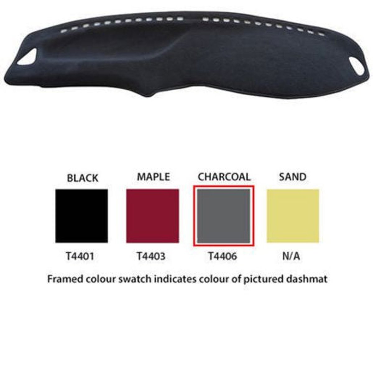 Sunland Dashmat fits HOLDEN NOVA (LG - 10/94 to 9/96) - Charcoal