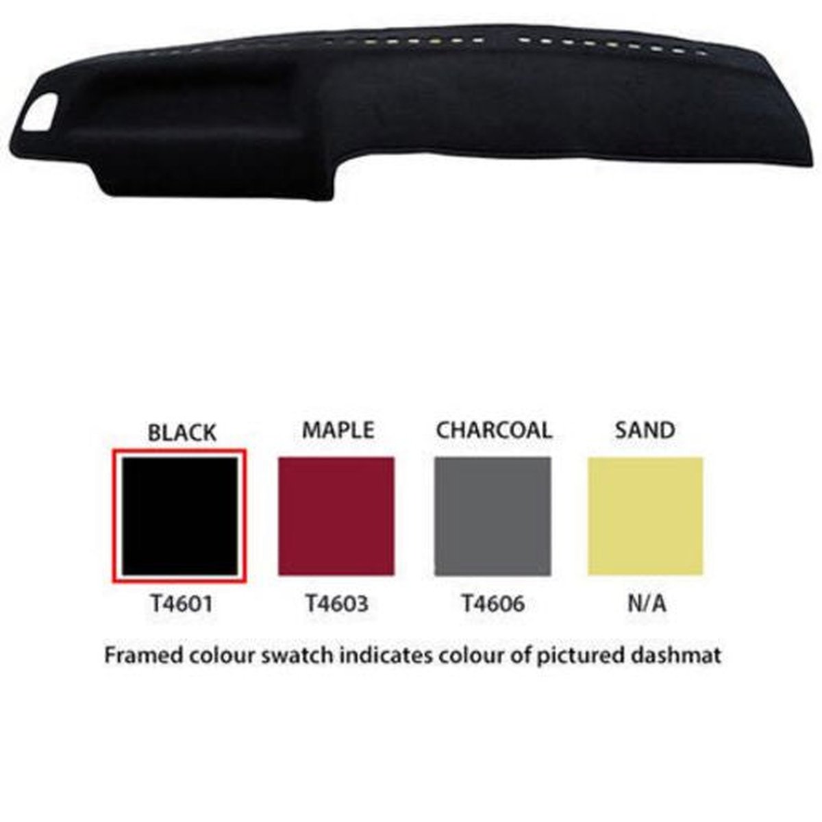 Sunland Dashmat fits TOYOTA HI-ACE (RZH 125/LH 125 - 8/89 to 3/05) - Charcoal