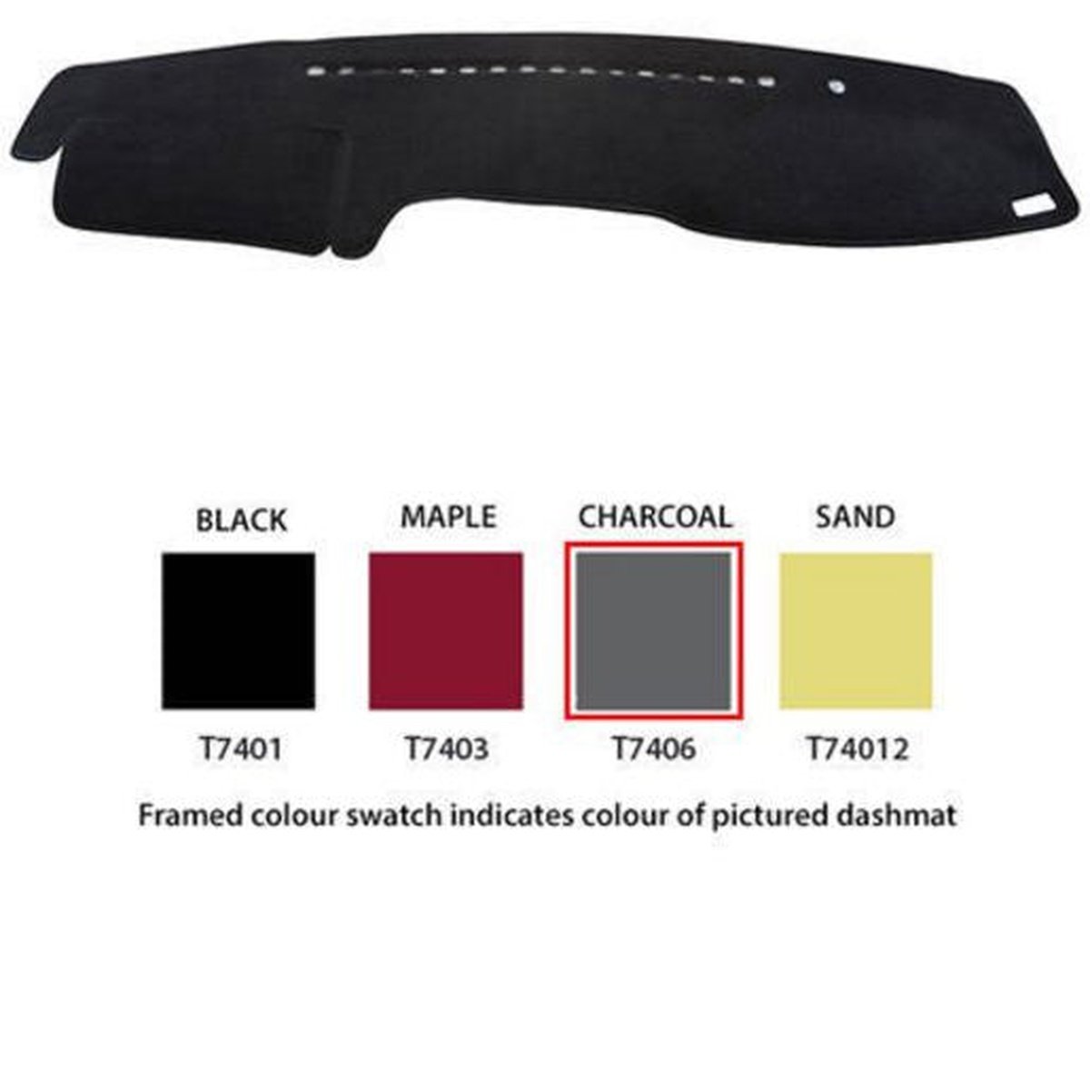 Sunland Dashmat fits TOYOTA PRADO (120R SERIES - 2/03 to 9/09) - Sand