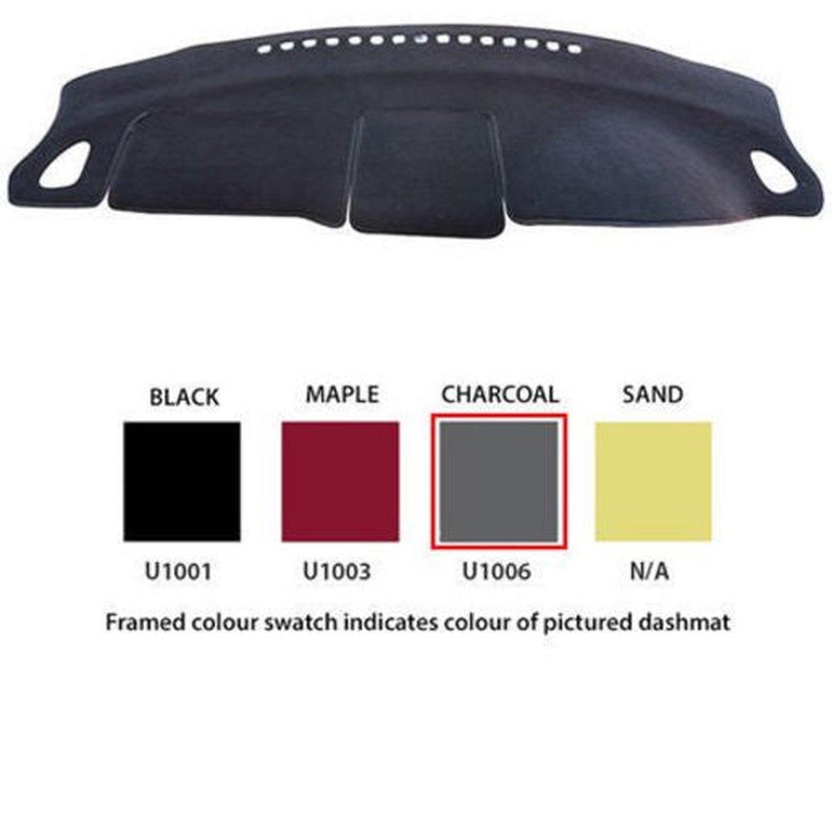 Sunland Dashmat fits SUBARU IMPREZA (LX/GX/WRX - 1/97 to 7/00) - Charcoal
