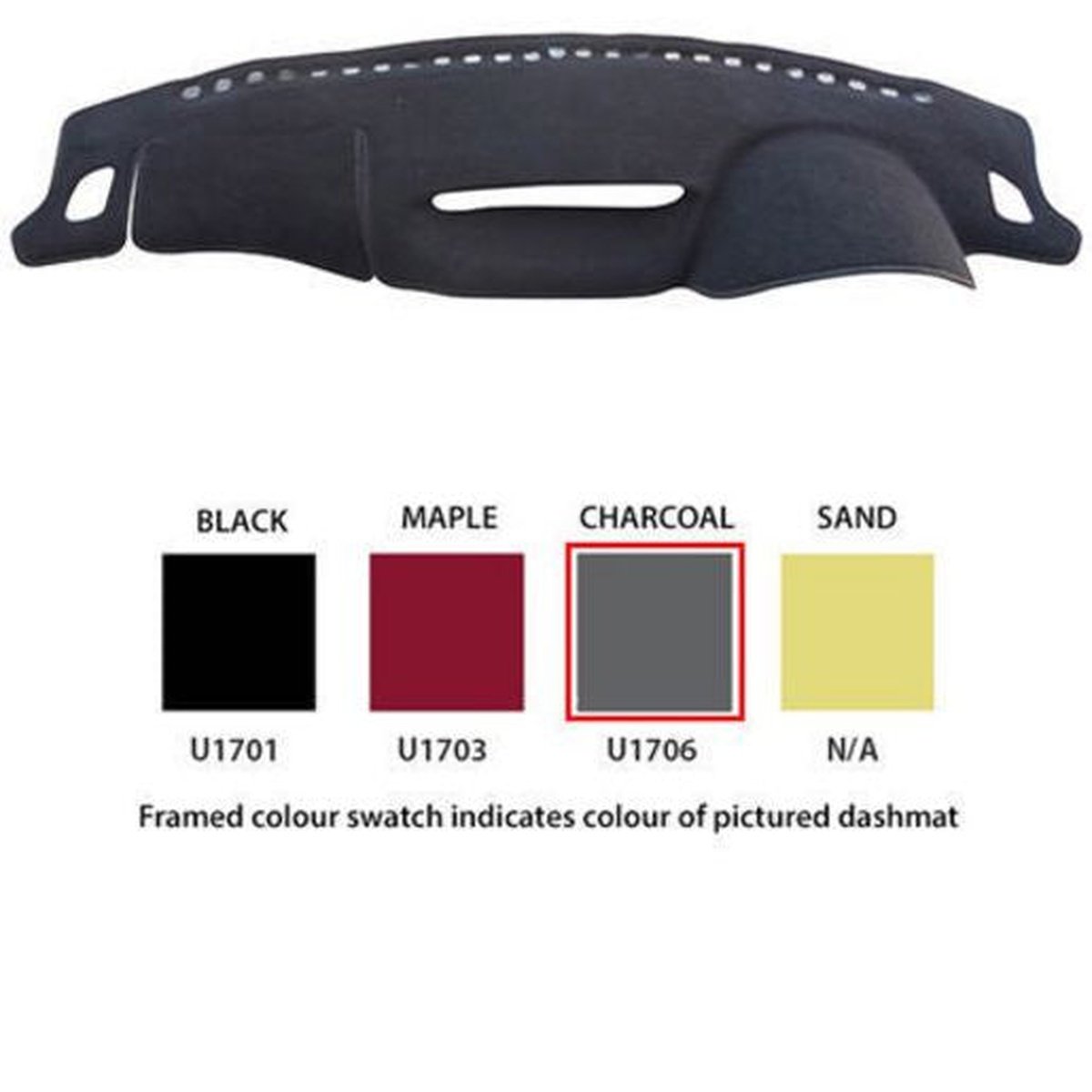Sunland Dashmat fits SUBARU FORESTER (S3 MY09 - MY10 - 3/08 to 8/12) - Black