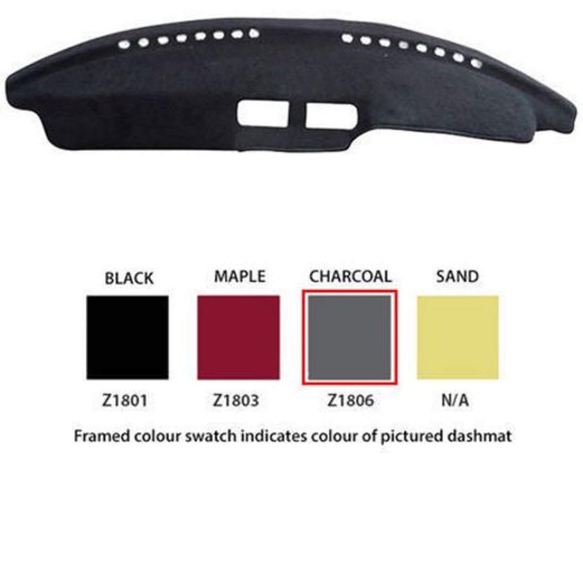 Sunland Dashmat fits MAZDA RX7 (SA22C - 2/79 to 12/85) - Black