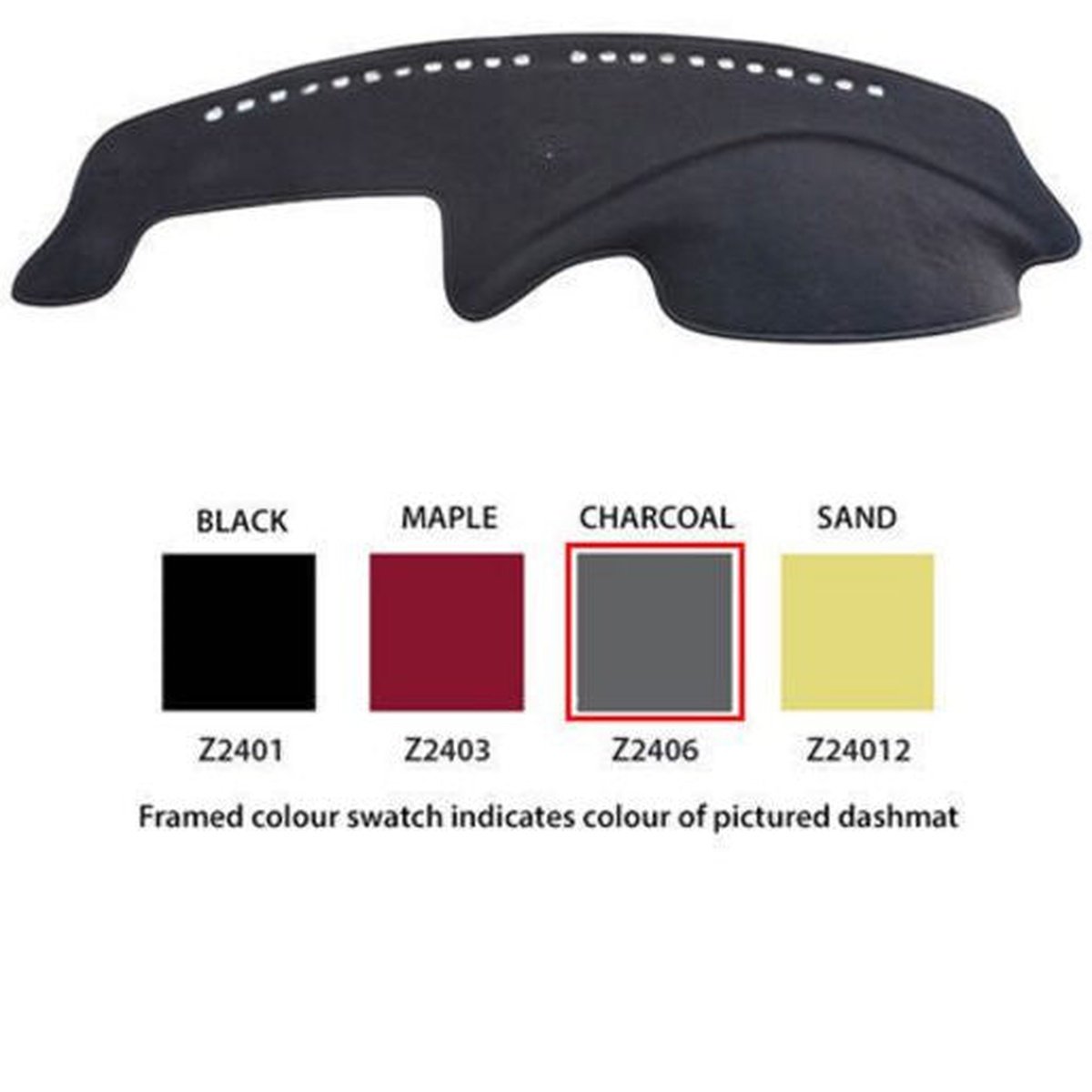 Sunland Dashmat Black fits MAZDA 323 KF/BA Z2401