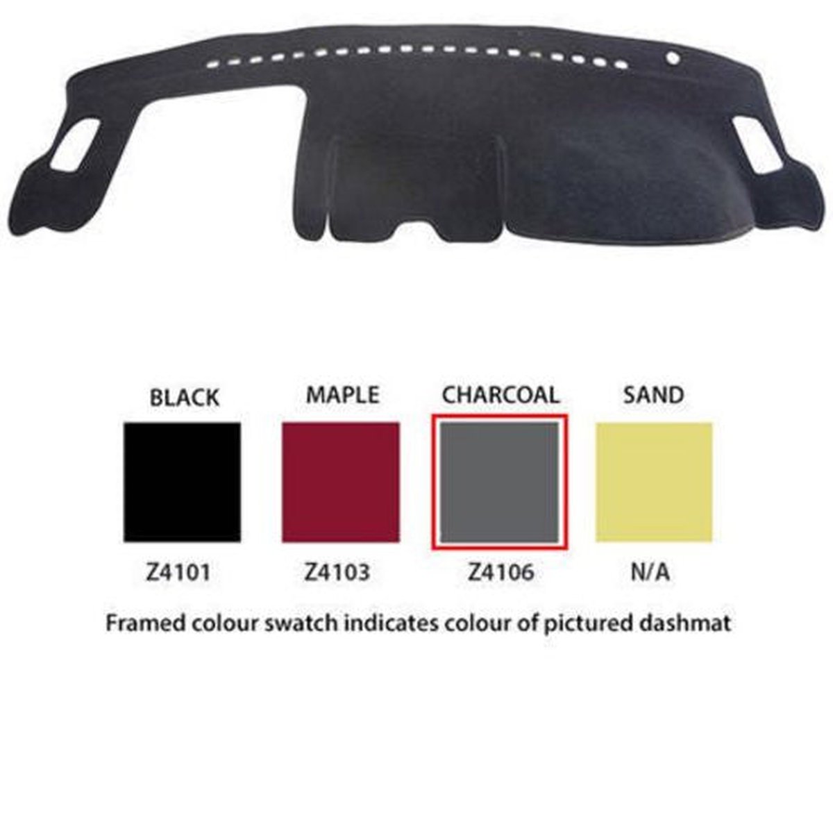 Sunland Dashmat fits MAZDA 6 (GG/GY - 8/02 to 2/08) - Charcoal