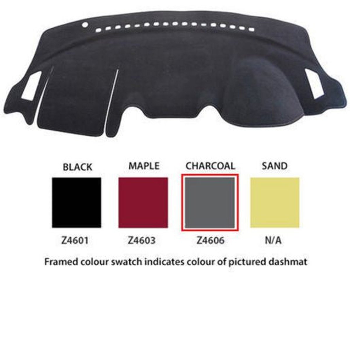 Sunland Dashmat fits MAZDA 2 (DE10YI MY12 - MY13 - 9/07 to 8/14) - Black
