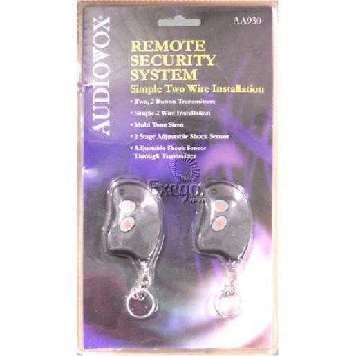 Jensen Diy Car Alarm 2 Remotes AA930