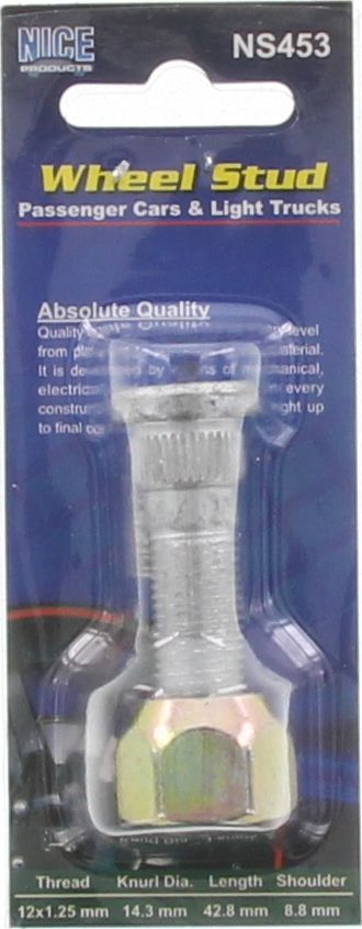 NICE Wheel Stud & Nut M12x1.25 42.4mm NS453