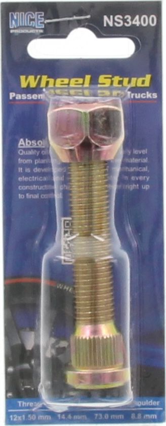 NICE Wheel Stud & Nut M12x1.50 73mm NS3400