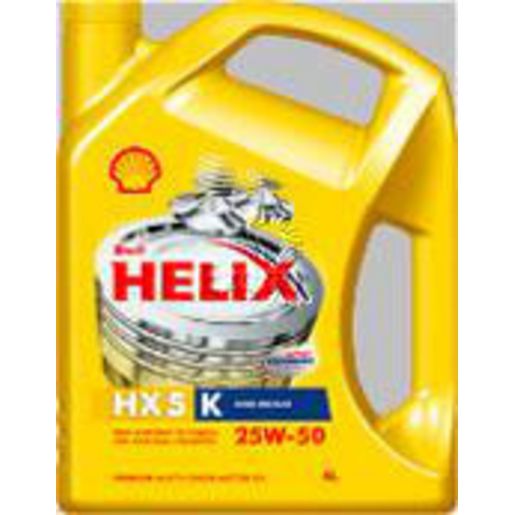 Shell Lubricants Helix Hx5 High Mileage Engine Oil 25W60 5Ltr 300010813