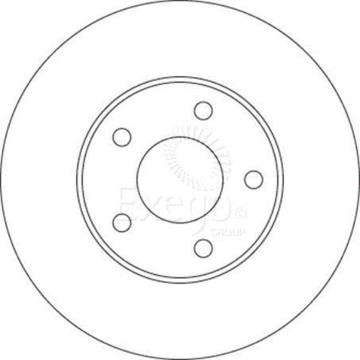 TRW Disc Brake Rotor DF4744S