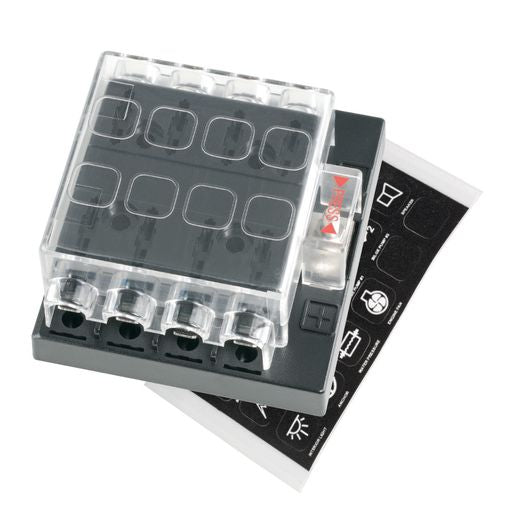 Narva Fuse Block ATS 8 Way With Cover 54433