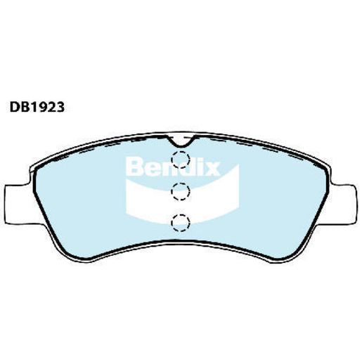 Bendix Brake Pad Set - General Ct DB1923CT