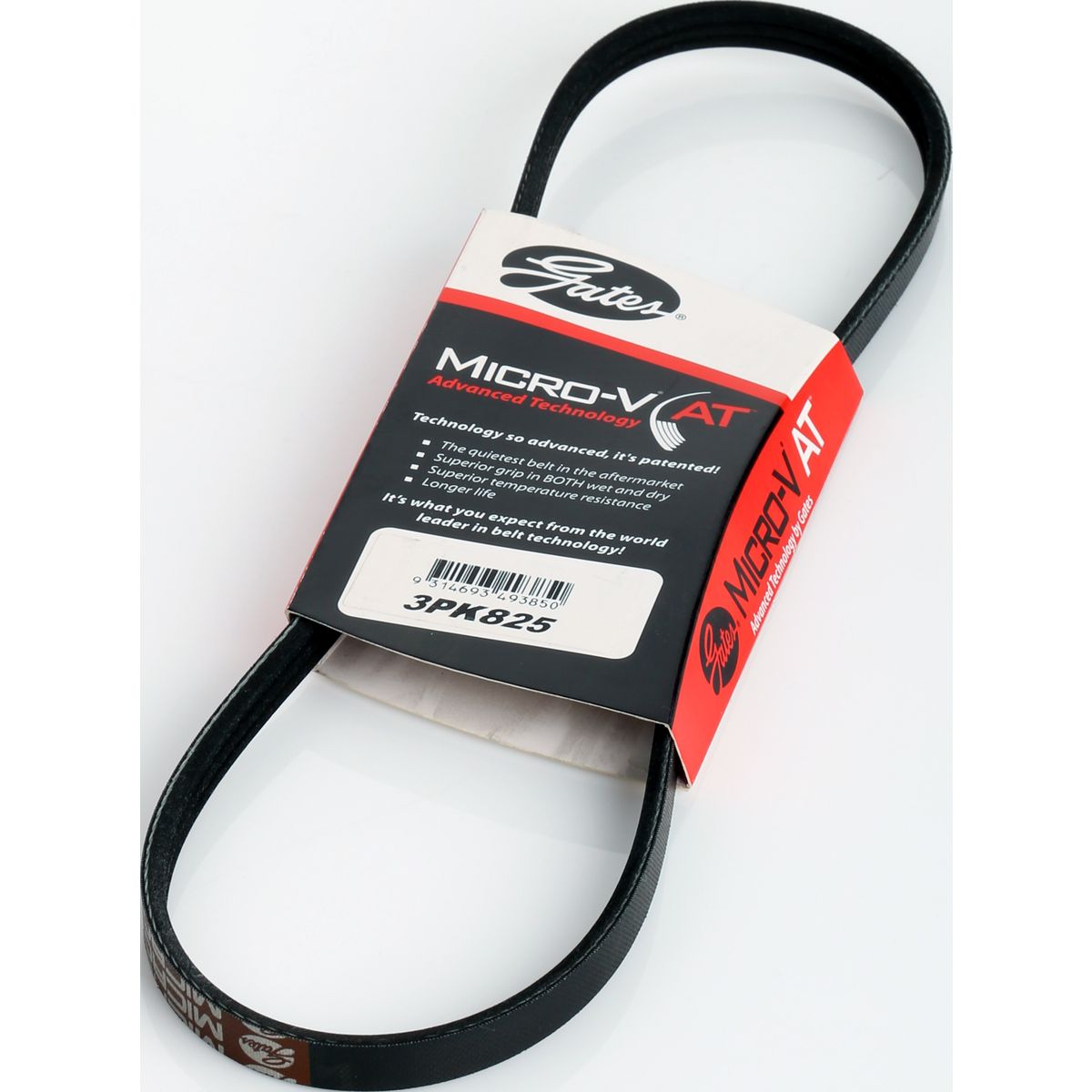 Gates Ribbed Belt 3PK825