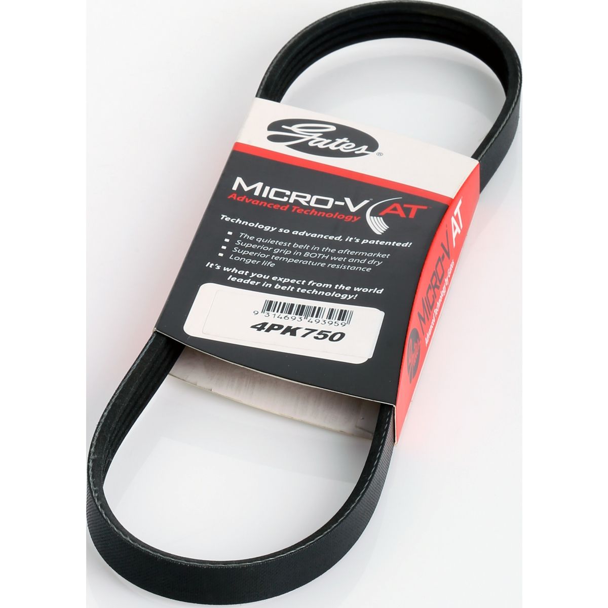 Gates Ribbed Belt 4PK750