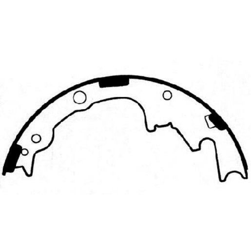 Brake Bonders Brake Shoe 228.6mm N1878