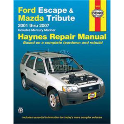 Haynes Owner's Workshop Manual - Ford Escape & Mazda Tribute 2001-2007 36022