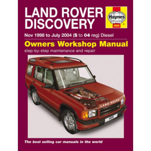 Haynes Owner's Workshop Manual - Landrover Discovery 1999-2005 4606