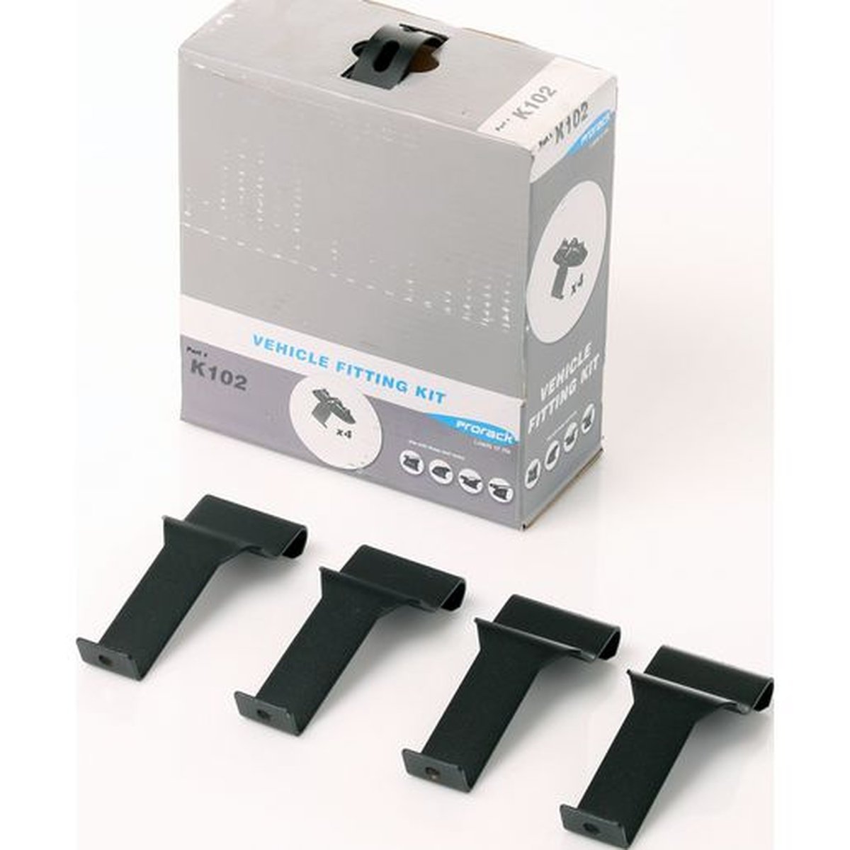 Prorack Roof Rack Fitting Kit Black K102