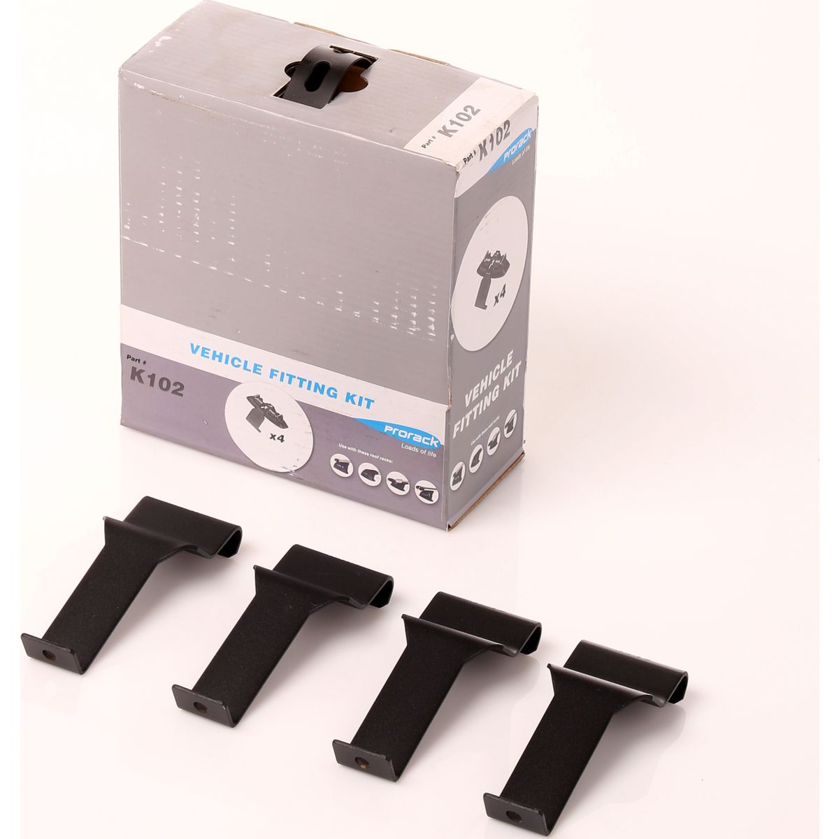 Prorack Roof Rack Fitting Kit Black K102
