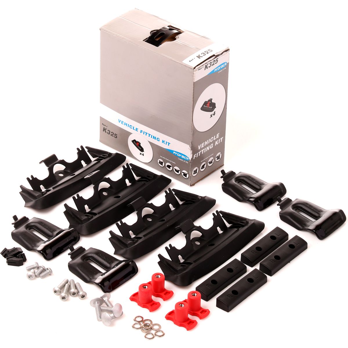 Prorack Roof Rack Fitting Kit Black K325