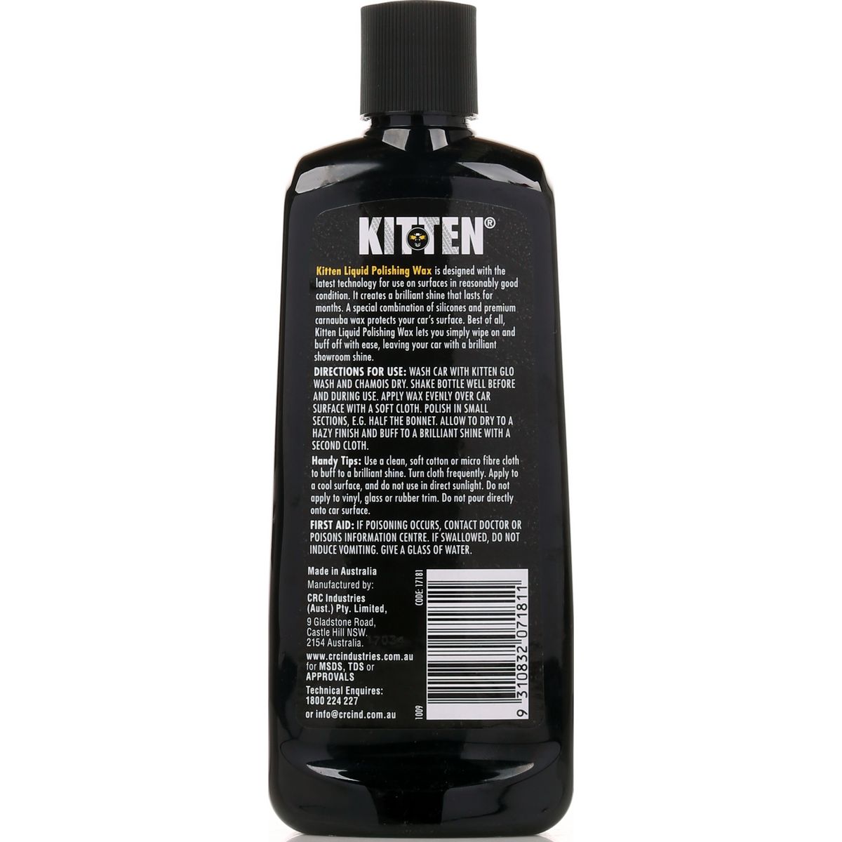 Kitten Liquid Polishing Wax 450ml 17181