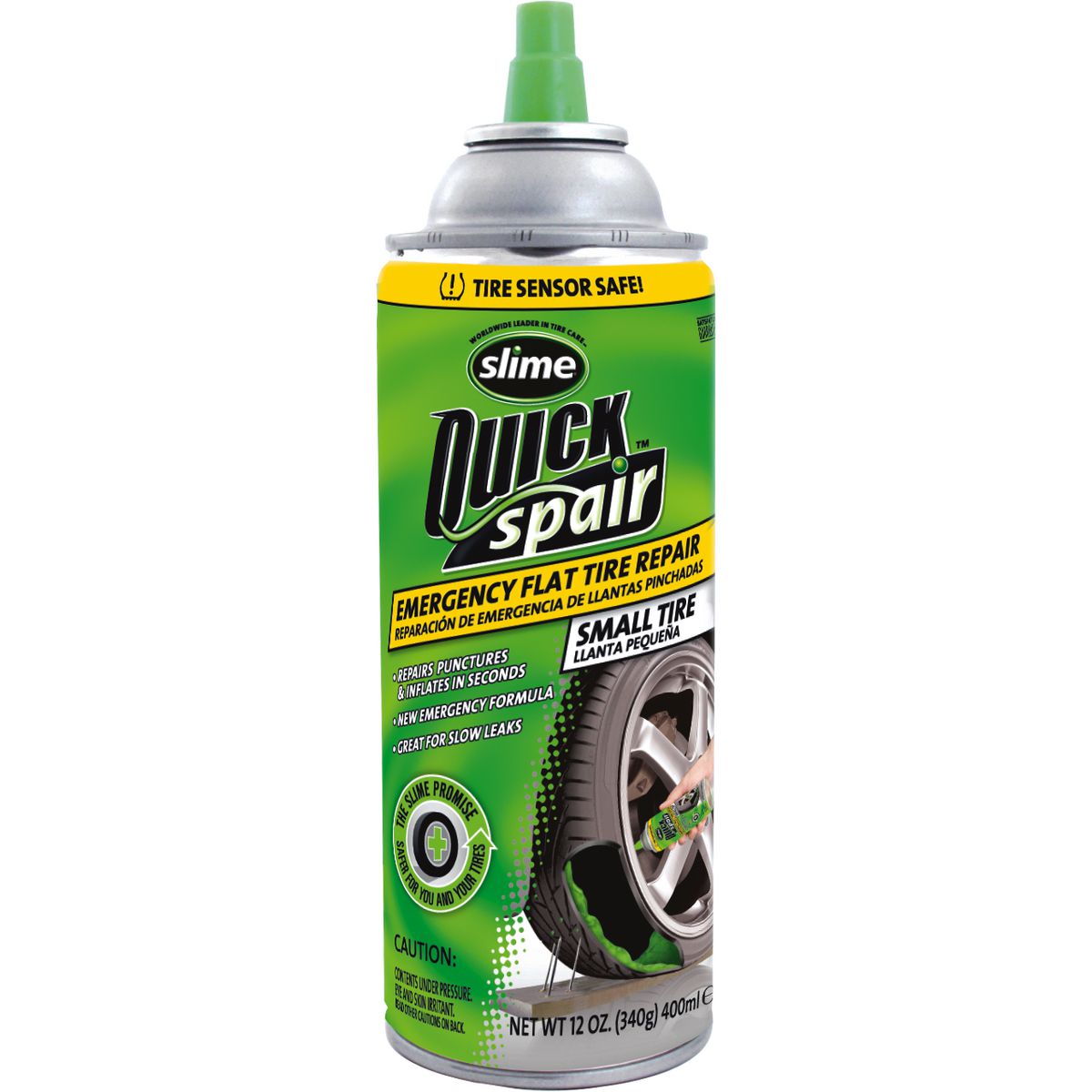 Slime Tyre Sealant 340Ml Spair Tyre Inflator 60088