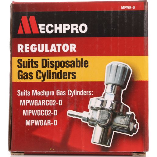 Mechpro Disposable Gas Cylinder Regulator MPWR-D