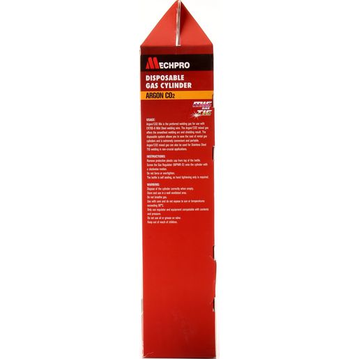 Mechpro Disposable Gas Cylinder Arg/Co2 1Kg MPWGARC02-D