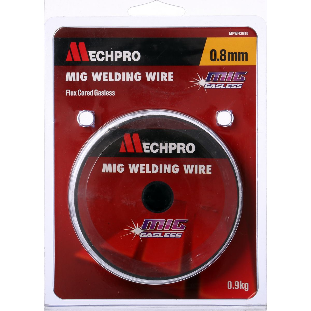 Mechpro Fluxcored Mig Wire 0.9Kg 0.8mm MPWFC0810