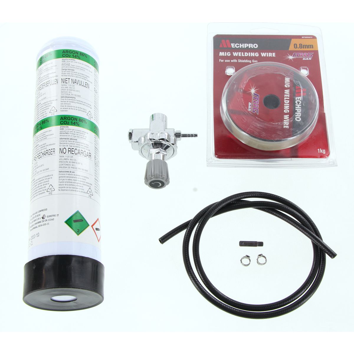 Mechpro Mig Gas Welding Kit Suits Mpwmig151 MPWKMIG