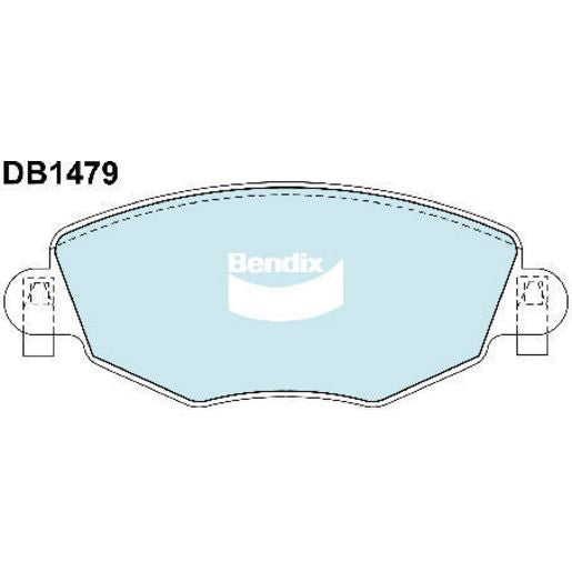 Bendix Brake Pads Set - General Ct DB1479CT