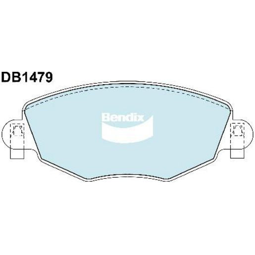 Bendix EURO Brake Pad Set Front DB1479 EURO+