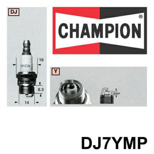 Champion Small Engine Spark Plug 4 Pack DJ7YMP