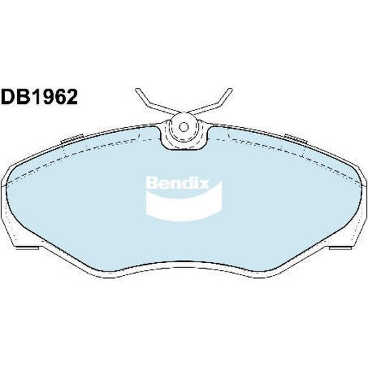 Bendix Heavy Duty Brake Pad Set Front DB1962 HD