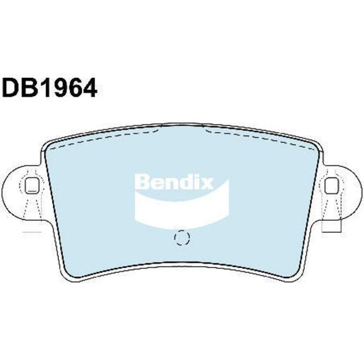 Bendix Heavy Duty Brake Pad Set Rear DB1964 HD